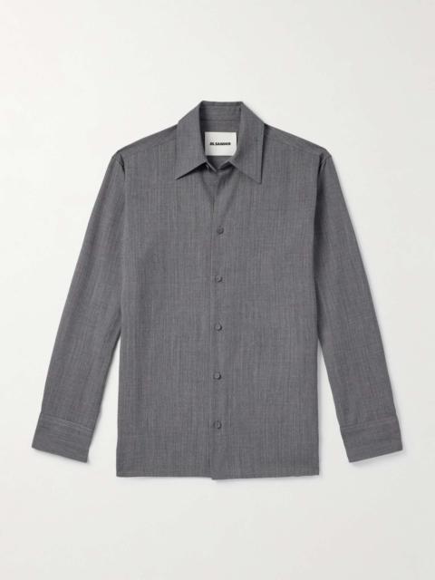 Jil Sander Wool-Ripstop Overshirt