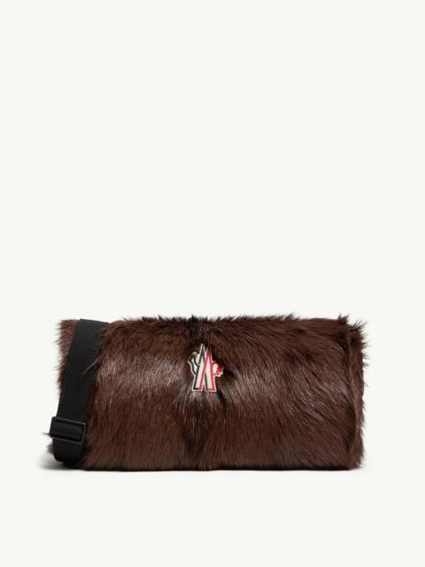 Moncler Grenoble Shearling Handwarmer & Pouch