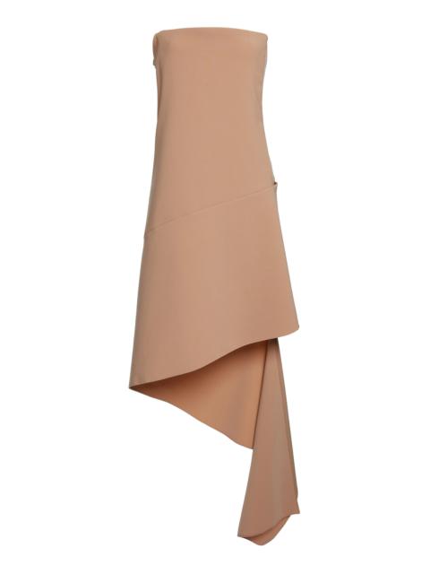 courrèges Illusion Twist Crepe Dress nude