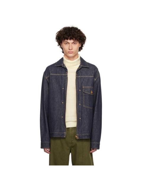Moncler Mercedes-Benz by NIGO Navy Nepit Denim Jacket
