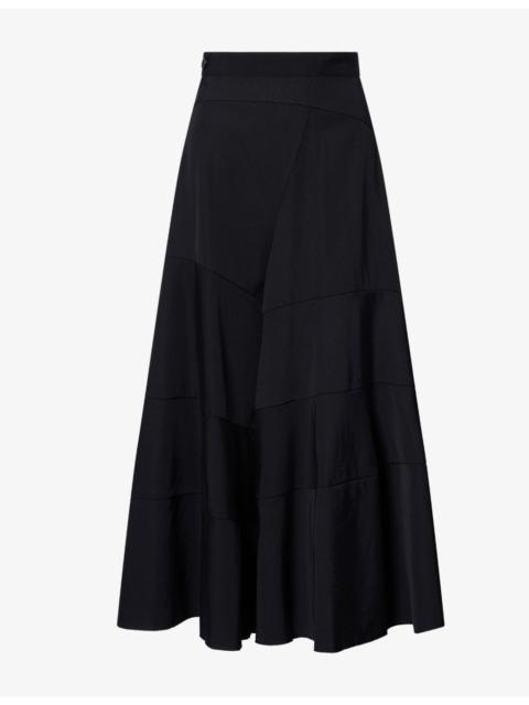 Junya Watanabe Wide-Leg Ankle-Crop Wool Trousers