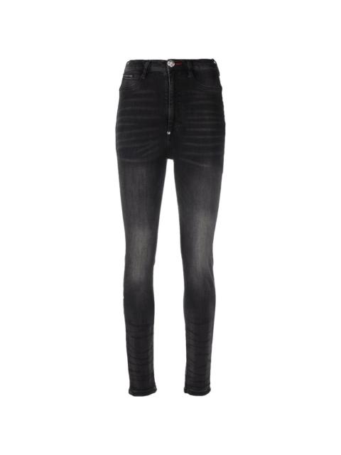 PHILIPP PLEIN Iconic high-waist jeggings