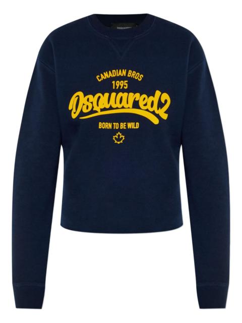 DSQUARED2 logo-print sweatshirt