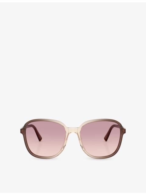 Miu Miu MU B01S Square-Frame Acetate Sunglasses