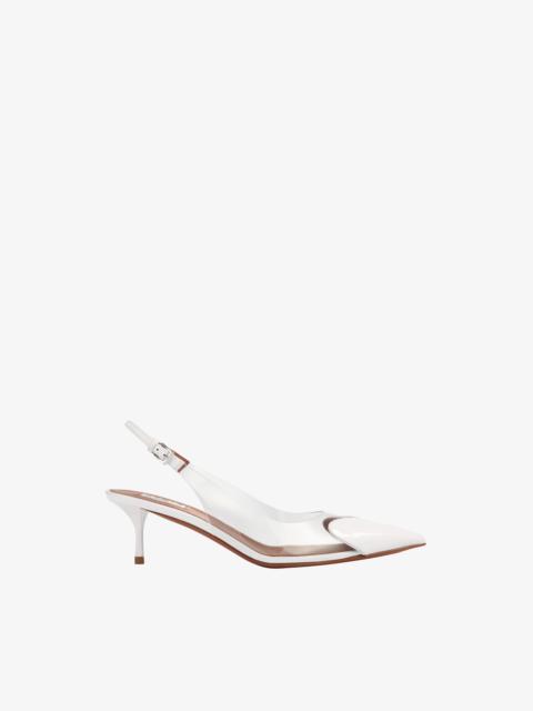 Alaïa HEART SLINGBACKS IN PATENT LAMBSKIN