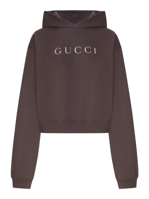 GUCCI GUCCI LOGO HOODIE
