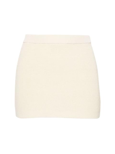 Kivu knitted miniskirt