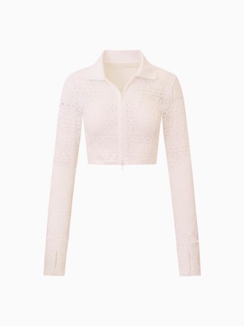 LoveShackFancy Tinker Eyelet Active Jacket