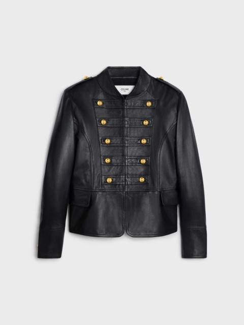 CELINE Military blouson jacket in soft lambskin