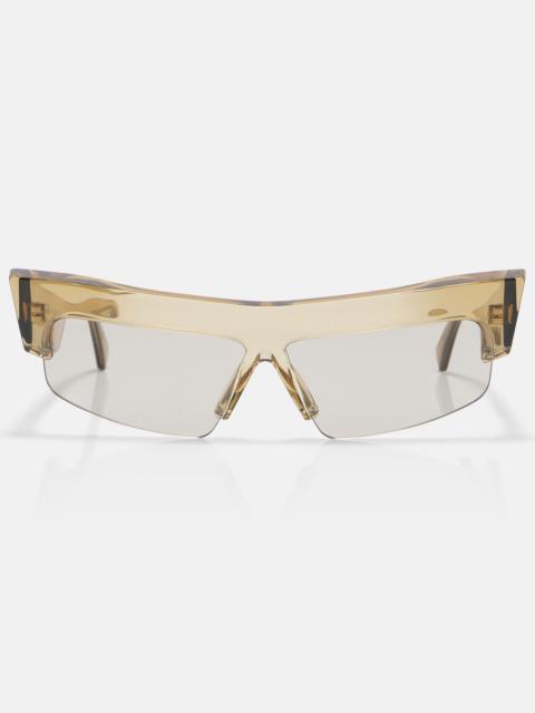 PHOEBE PHILO Sliced Cruise rectangular sunglasses