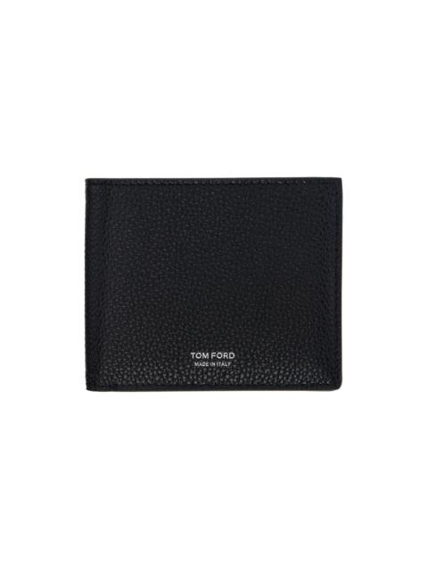 Black Grain Leather Classic Bifold Wallet