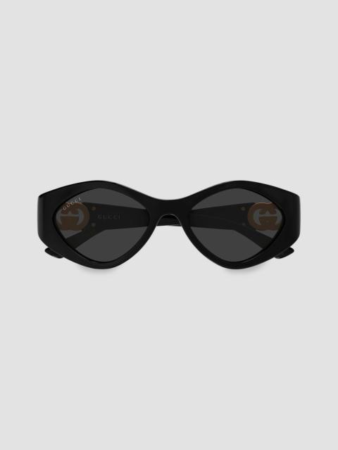GUCCI Women's Hailey 52MM Geometric Sunglasses - Black