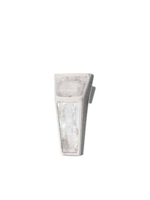 Rick Owens crystal-embellished single earring