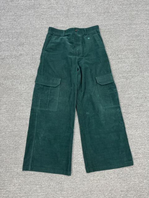 Acne Studios Acne Studios Dark Green Corduroy Work Pants