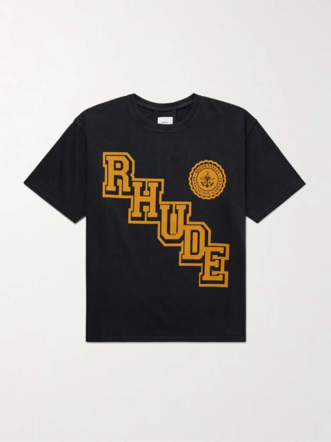 Rhude Logo-Print Cotton-Jersey T-Shirt