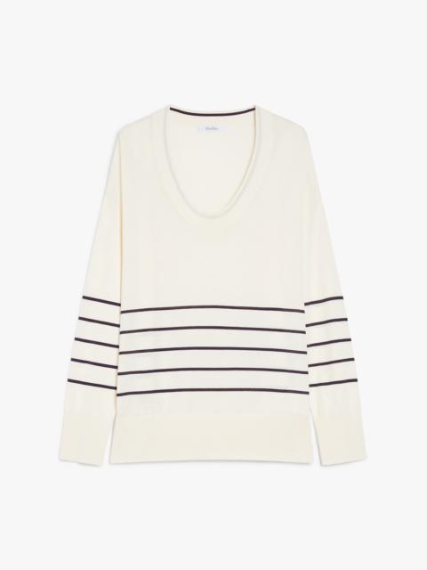 Max Mara LEVANTE Oversized cotton and silk sweater