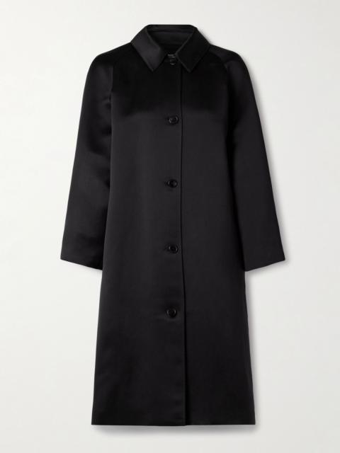 The Row Ema silk jacket Black