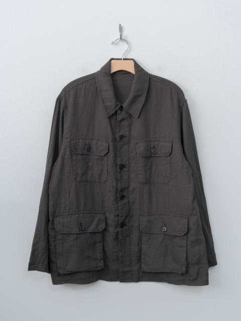 KAPTAIN SUNSHINE Safari Shirt Jacket - Ink Black
