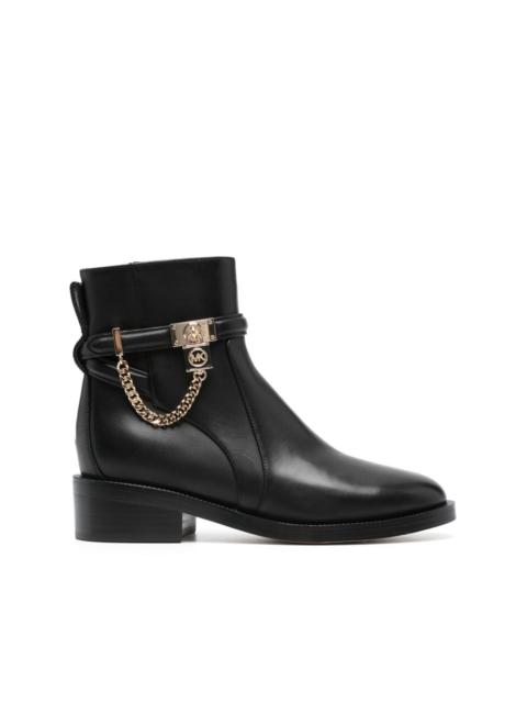MICHAEL KORS Hamilton 45mm leather boots