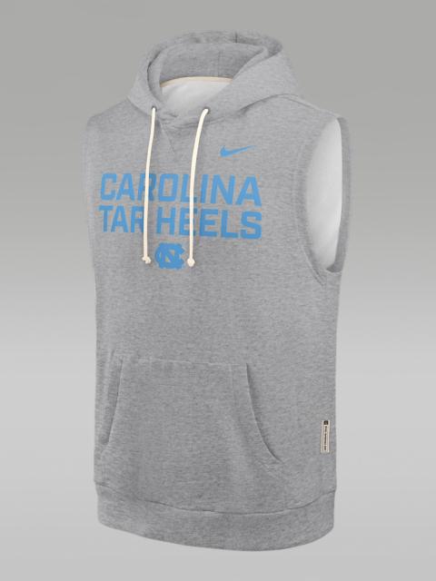 Jordan North Carolina Sideline Men's Jordan Brand Dri-FIT College Sleeveless Pullover Hoodie