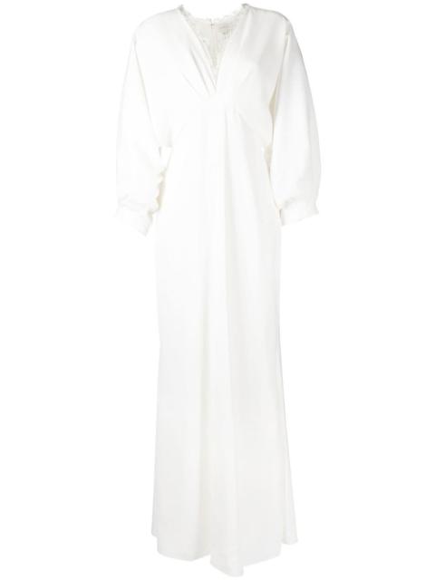 SACHIN & BABI Gabby V-neck lace gown