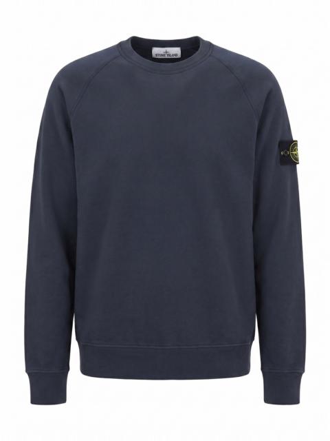 Stone Island Organic Cotton Fleece Sweatshirt