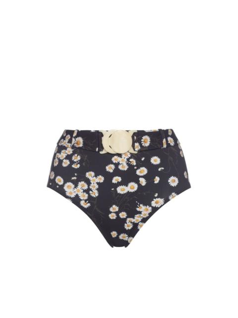 Discret high-waisted bikini bottoms