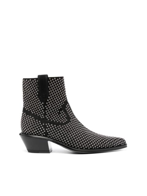 Off-White Stud Texas 55mm ankle boots