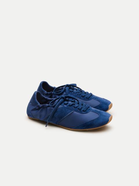 J.CREW Ballet sneakers in suede and leather