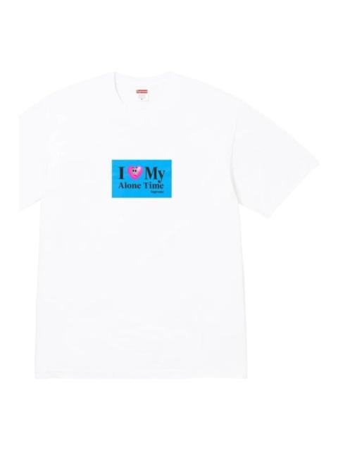 Supreme Supreme SS26 Alone Time T-Shirt 'White' SUP-SS26-163-WHT