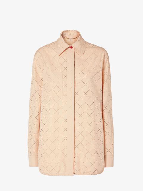 FENDI Blouson Beige cotton Argyle blouson