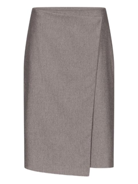 Loulou de Saison Jil asymmetrical midi skirt