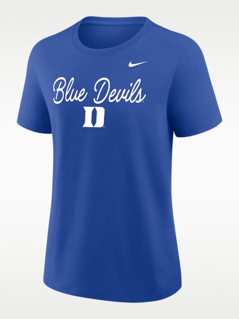 Nike Duke Script Mantra Logo Women's Nike College T-Shirt