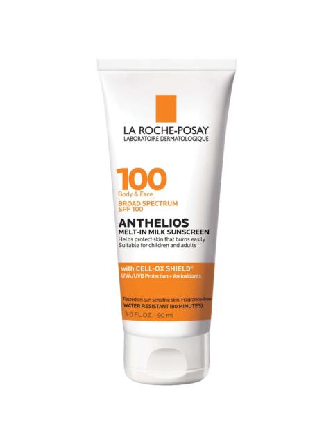 LA ROCHE-POSAY La Roche-Posay Anthelios Melt-in Milk Body and Face Sunscreen Lotion Broad Spectrum SPF 100 (Various