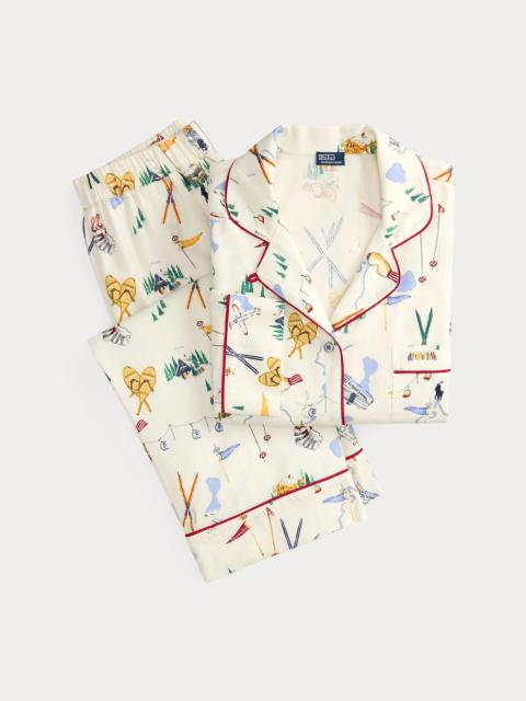 Polo Ralph Lauren Ski-Motif Cotton Long-Sleeve PJ Gift Set