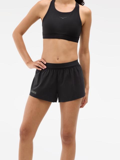 HOKA Women's Race Day Split Short in Black