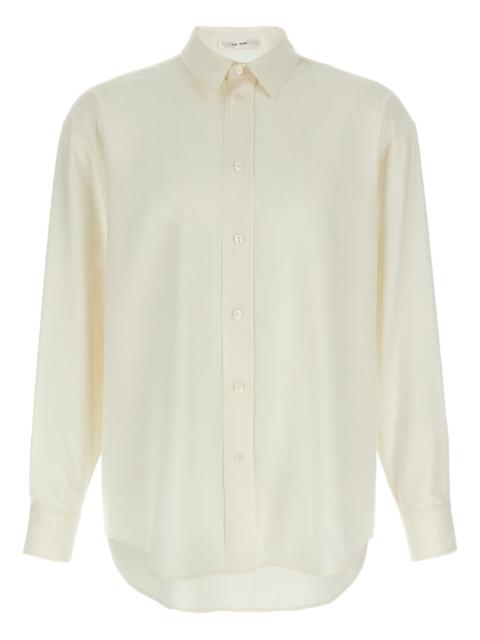 The Row Granada buttoned silk shirt
