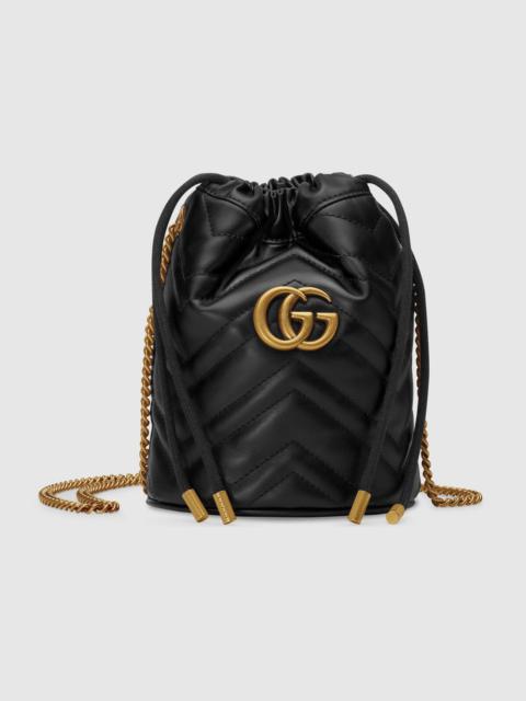 GUCCI GG Marmont mini bucket bag