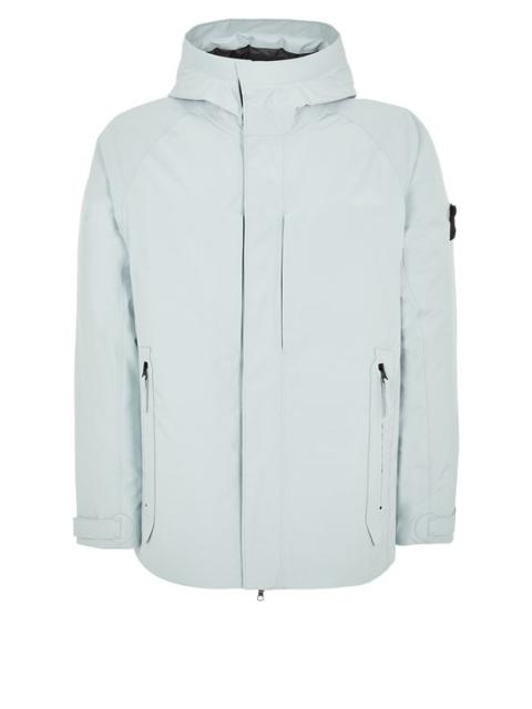 Stone Island 41926 3L GORE-TEX IN RECYCLED POLYESTER DOWN PEARL GRAY ...