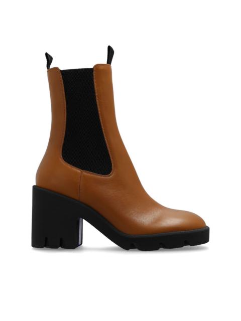 Burberry leather ankle boots