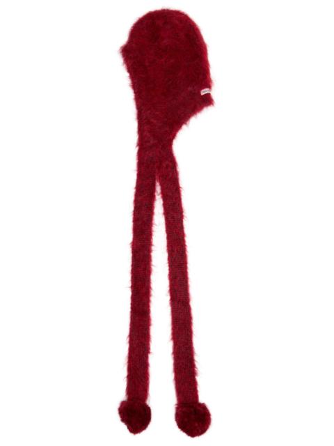 Acne Studios Pom-pom Brushed Mohair-blend Hood