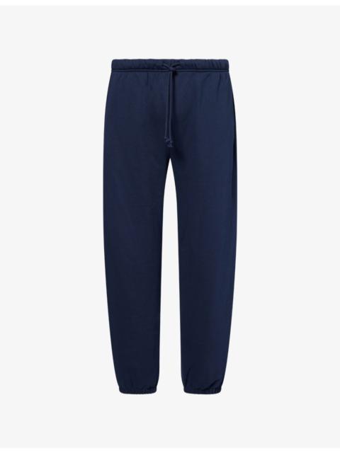 SKIMS Fleece Lounge Relaxed-Fit Cotton-Blend Jogging Bottoms
