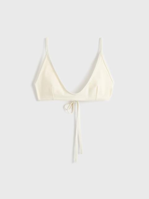 TOTEME Scoop bikini top ecru