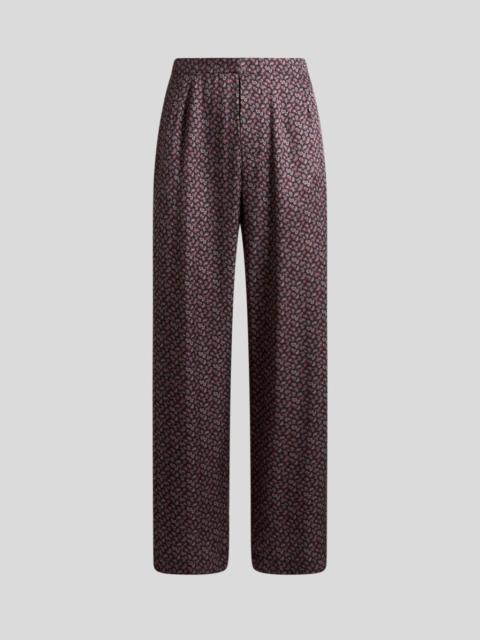 Etro TROUSERS WITH MICRO PAISLEY MOTIF