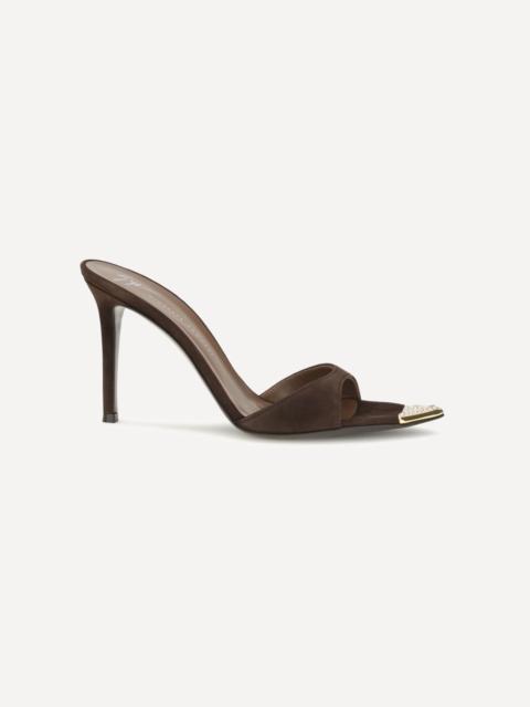 Giuseppe Zanotti Intrigo Jewelry Mules Sandals