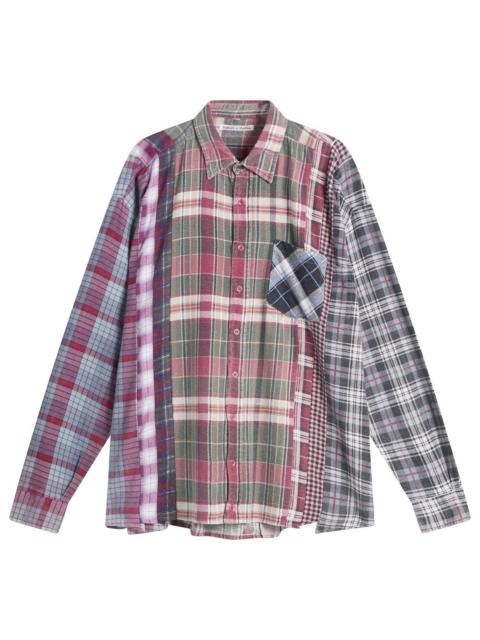 NEEDLES Needles 7 Cuts Wide Flannel Shirt