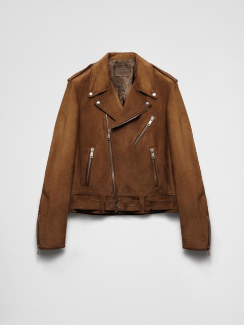 Prada Suede biker jacket
