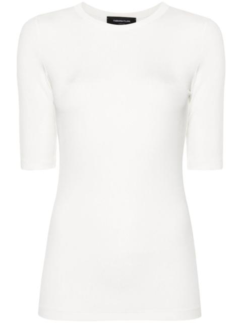 FABIANA FILIPPI cut-out fine-ribbed top