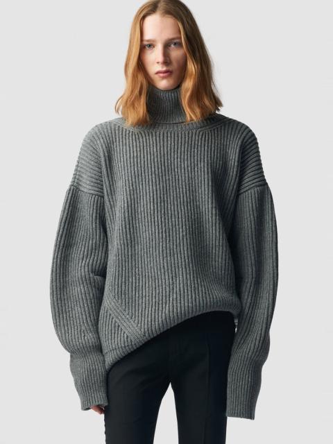 Ann Demeulemeester Geirnart High Neck Oversize Jumper