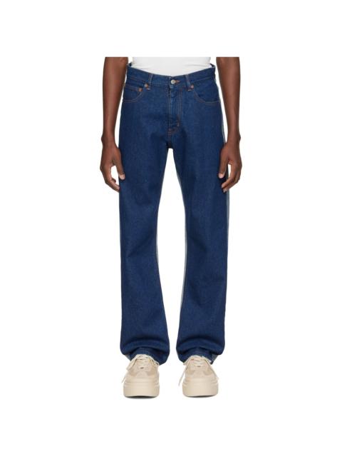 MM6 Maison Margiela Navy Five Pocket Jeans